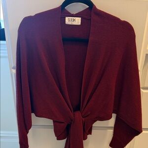 Women's Burgundy Sweater
